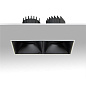 ART-SQF-180x2 LED светильник встраиваемый безрамочный полуповоротный Downlight   -  Встраиваемые светильники 